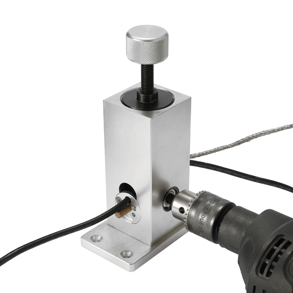 

KKMOON Scrap Wire Stripping Machine Cable Copper Wire Stripper Metal Recycle Wire Stripping Tool with Electric Drill Holder