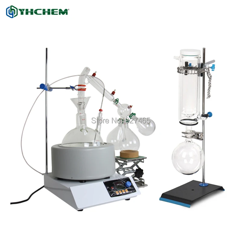Оборудование для экстракции YHChem 5 л дистилляции и охлаждения вакуумный