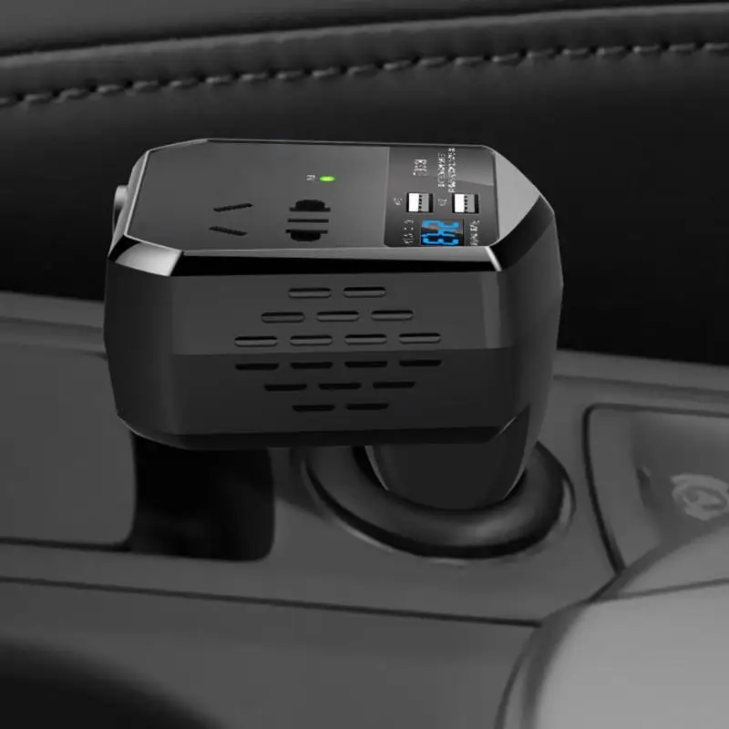 

High Voltage Protection Car USB Power Inverter Charger 12V/24V to 220V Output Converter Adapter Plug Car Electronics Accessories
