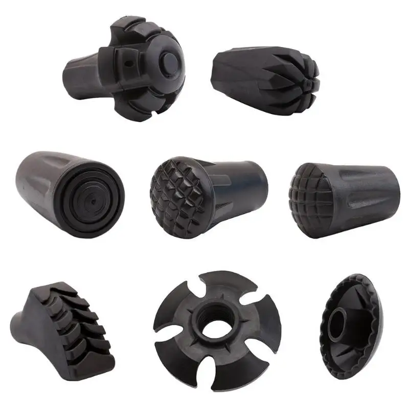

Outdoor Hiking Walking Sticks Tips Protectors Hiking Pole Replacement Tips Trekking Pole Tip Protectors
