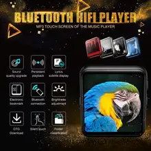 K1 полный Экран Bluetooth MP4 плеер с сенсорным Управление модные мини чтения электронных книг воспроизведения видео спортивные Портативный MP4 музыкальный плеер