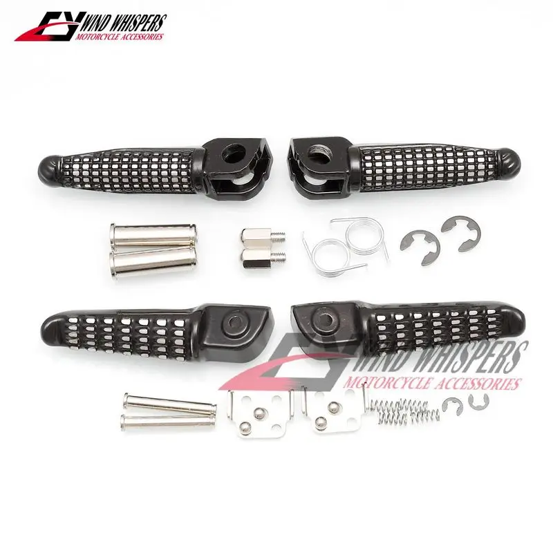

Motorcycle Front Rear Footrests Foot pegs pedal For Kawasaki Ninja ZX6R ZX10R ZX-6R Z1000 Z750 ER6F ZX636 ER6F EX650 ER6N