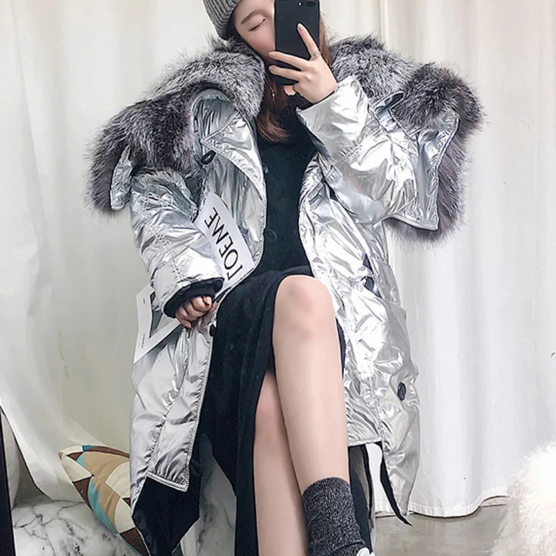 R029 Parti Glissière Fermetures Vêtements Coton Color Qualité Picture picture Col De Haute À Offre Renard Mode Manteau Spéciale Color Casual La Fourrure Solide D'hiver T0HHXw