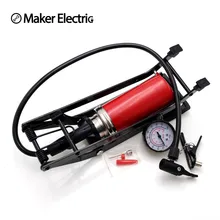 Portable High Pressure Foot Pump Tire Air Inflatable Bicycle Foot Inflator With Gauge For Car Vehicle Motorcycle Inflator цена Portable High Pressure Foot Pump Tire Air Inflatable Bicycle Foot Inflator With Gauge For Car Vehicle Motorcycle Inflator цены онлайн