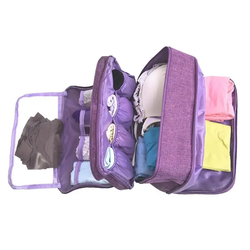 Bra Underware Drawer Organizers Travel Clothes Storage Bag Cosmetic Socks Organizer Wash Pouch Storage Dividers Box