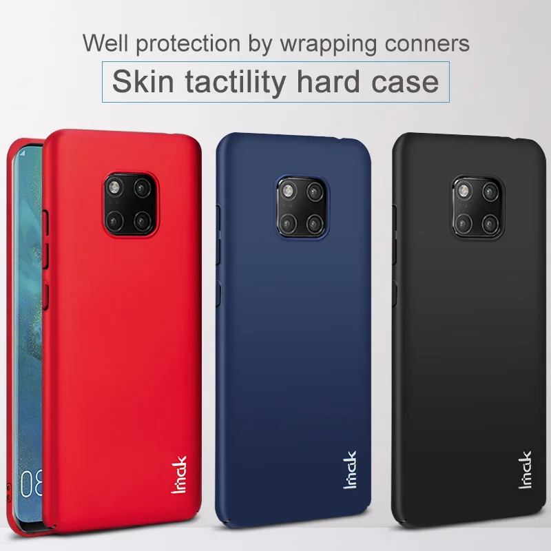 Тонкие телефонные чехлы IMAK JAZZ для Huawei Mate 20 Pro X жесткий матовый чехол из
