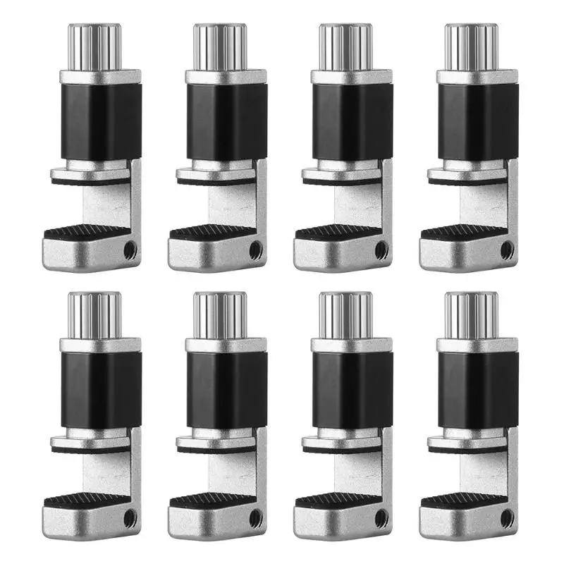 Comprar 8 Uds. Accesorio de aluminio ajustable para teléfono inteligente 8 Uds. Accesorio de Clip de Metal abrazadera de fijación de pantalla LCD para tableta de teléfono