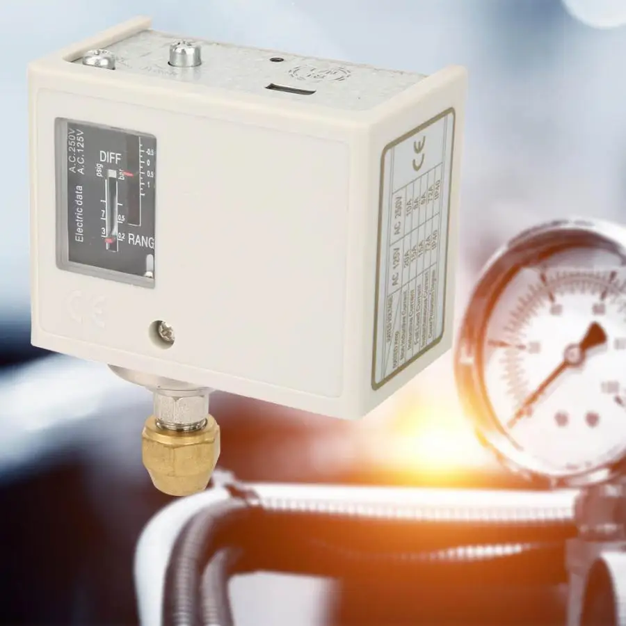 

button switch 24V-380V Electronic Air Water Pump Compressor Pressure Controller Pressure Control Switch light switch