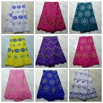 

Nigerian Swiss Voile Lace Fabric 2019 High Quality Lace Best Selling African Dresses For Wedding Lace Cotton Lace Party Dress