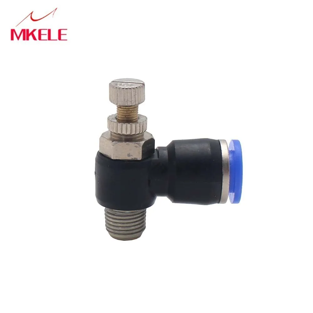 

SL8mm Pneumatically Quick Connector Exhaust Valve Push In Fittings For Air/Water Hose And Tube Pneumatic Straight Connector