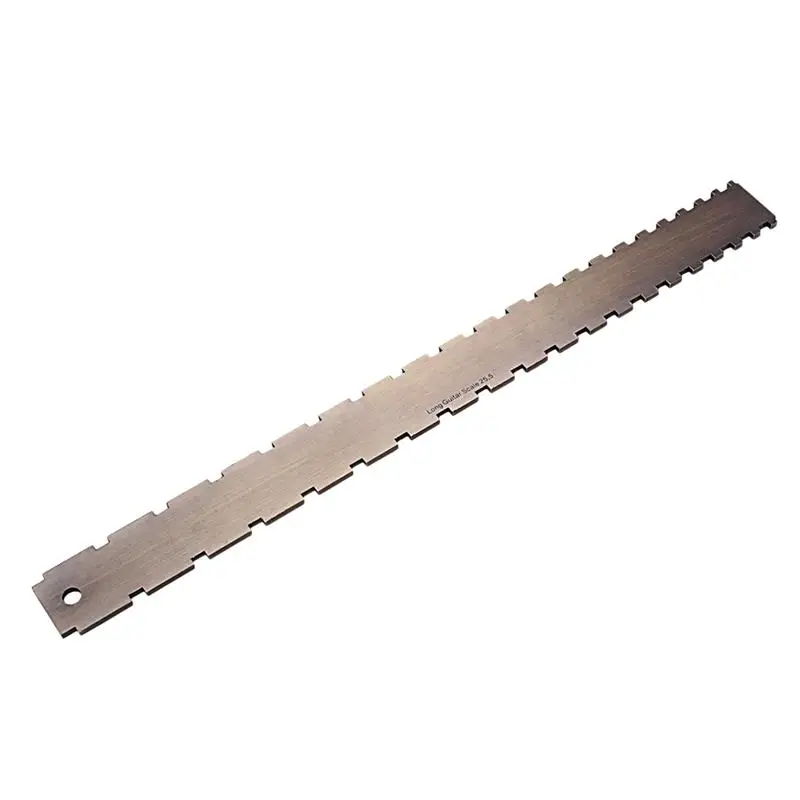 

1PC Stainless Steel R21A Durable String Guage Dual Ruler Guitar String Ruler for Guitar Bass Ukulele Measurement