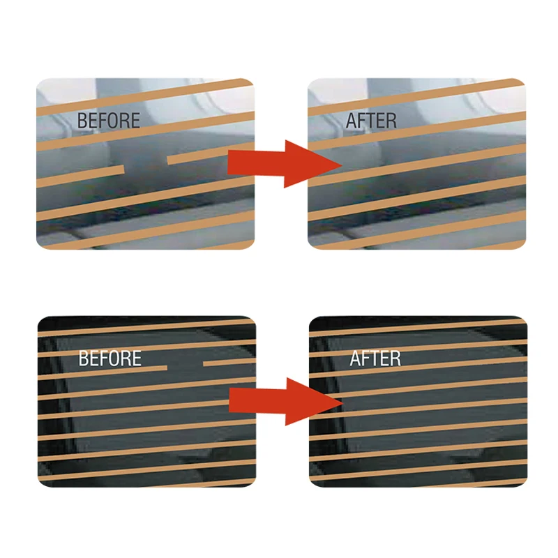 VISBELLA DIY Rear Window Defogger Repair Kit for Car Scratches Broken Grid Lines Conduct Electricity Easily Hand Tool Sets VISBELLA DIY Rear Window Defogger Repair Kit for Car Scratches Broken Grid Lines Conduct Electricity Easily Hand Tool Sets