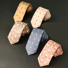 Мужской галстук Корейская версия студенческого молодежного прилива дикая узкая версия 6 см Британский индивидуальный хлопковый галстук мода