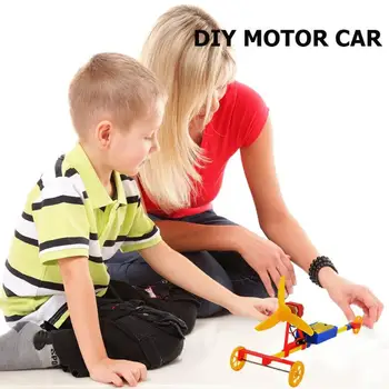 

DIY Assembled Power Car F1 Air Paddle Electric Racing Car Model Toys Gifts hildren's Science Toys Children's Creative Toy