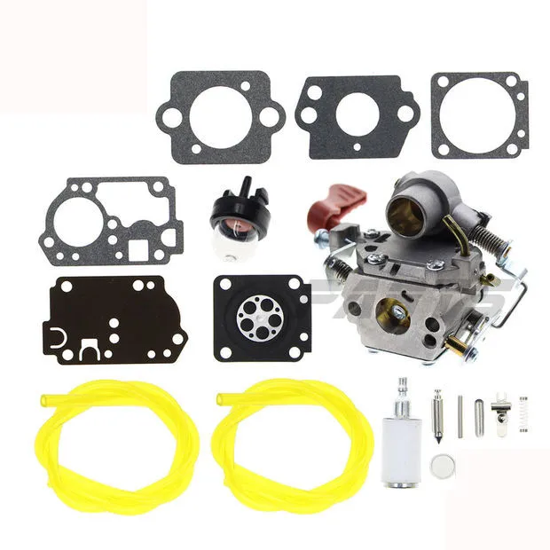 Carb & Repair Kit Zama W44 Craftsman Fit Poulan PP133 PP333 Pro триммер 33cc