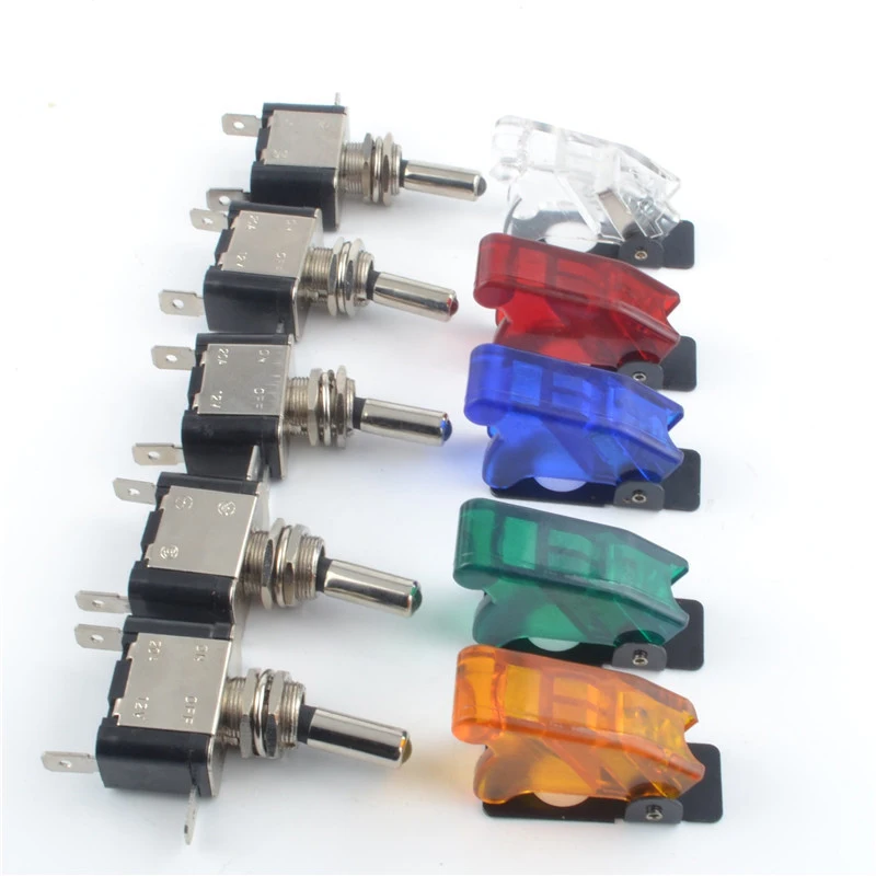 10Set Car rocker small switch Universal 12V racing power switch Car