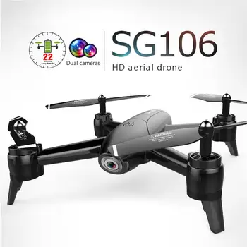 

In Stock SG106 RC Drone Optical Flow 1080P HD Dual Camera Real Time Aerial Video RC Quadcopter Aircraft Positioning RTF Toys Kid