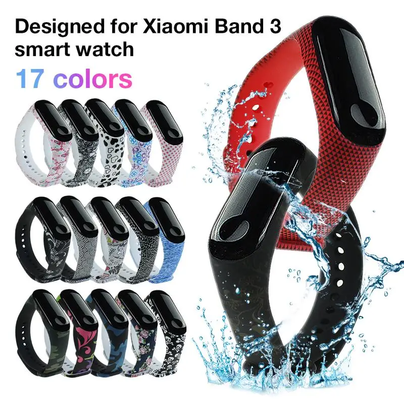 

Stylish Soft Silicone Wrist Strap for Millet Mi Band 3 with Bracelet Replacement Shoulder Strap for Xiaomi Band 3 #AO