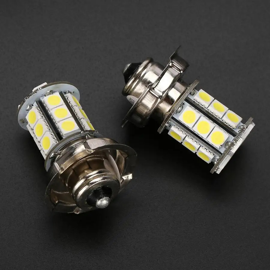 

Universal Motorcycle Headlight Bulbs 2 PCS 12V P26 S24 SMD LED Motorcycle Headlight Car Bulbs 6000k Aluminum