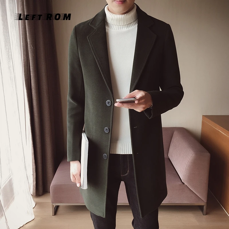 Billig Mann Klassische Mode Graben Mäntel 2018 Schwarz Rot Armee 5XL Männer Langen Graben Slim Fit Mantel Männer Mäntel Mode Graben oberbekleidung