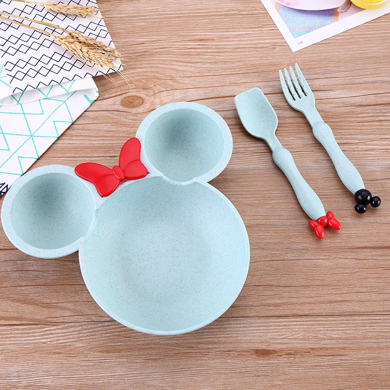 3pcs/set children wheat straw bowl kids learning bowls thicken cute baby bowl BPA free 3pcs/set children wheat straw bowl kids learning bowls thicken cute baby bowl BPA free