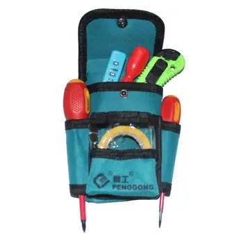 

Waterproof Tool Bag Electrician Waist Pack Hardware Toolkit Pocket Pouch for car repair, woodworkers 600D oxford material