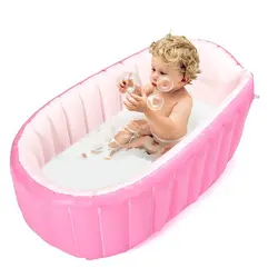 Переносная Ванна надувная ванна детская ванночка подушки теплой победитель Утепленная одежда складываемая портативная ванная