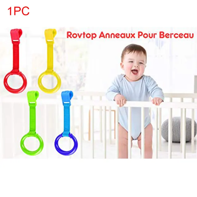 Baby Bed Wake Up Crib Pull Ring Hook Space Saving Stand Up Home