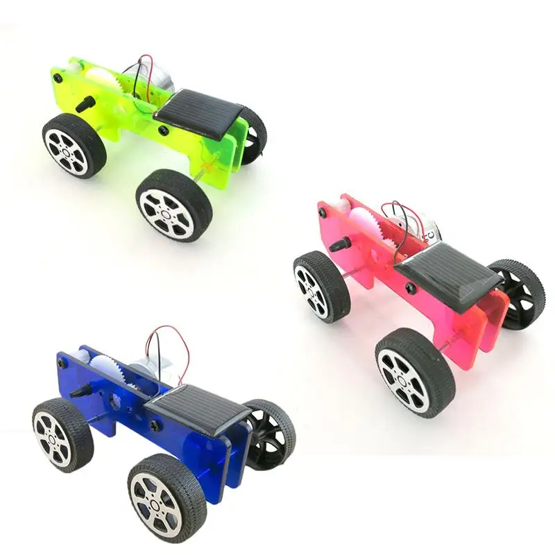 Физические модель для эксперимента игрушки Diy ручная-собраны сборки солнечный автомобиль Q1