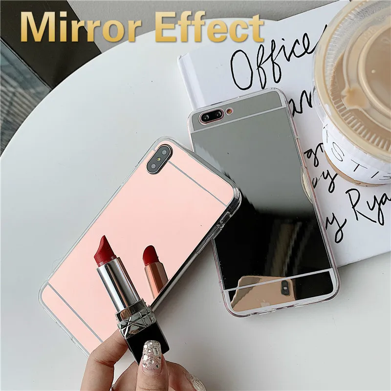 

Fashion Soft Silicone Case for Huawei Y7Pro 2019 Enjoy 9 Nova 3i Honor 8C 8X 7A 7C 7X 7S 10 TPU Mirror Electroplating TPU Cover