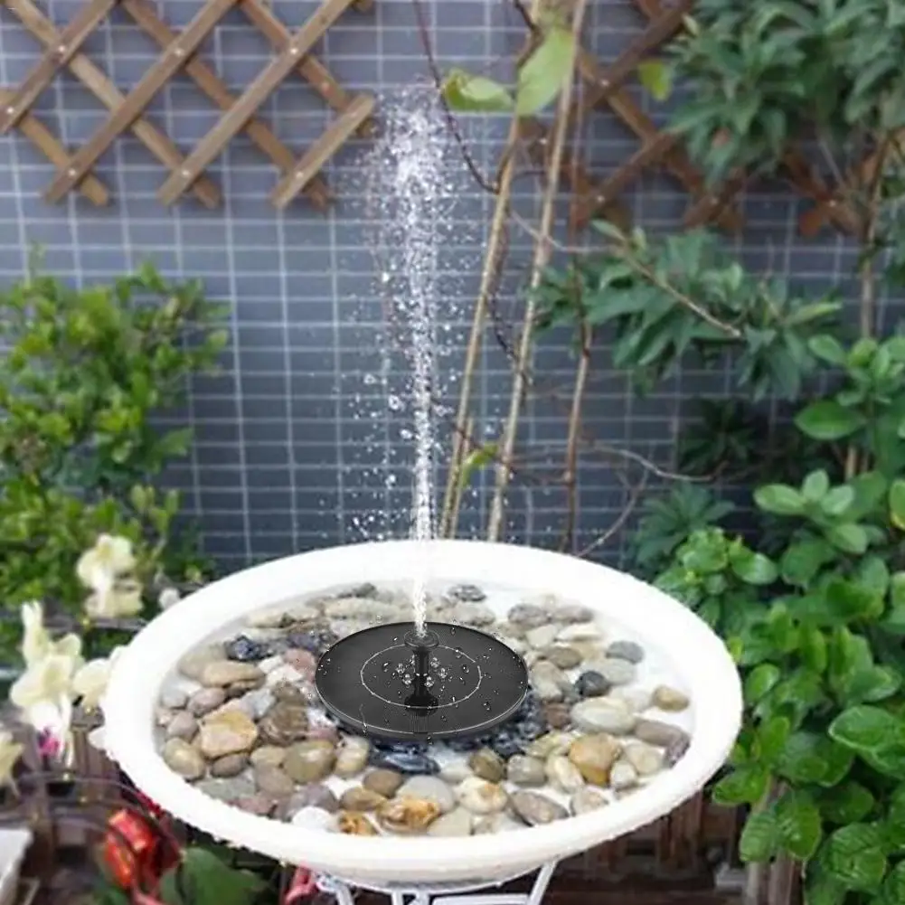 

2.4W LED Ground Solar Fountain Pump Waterproof Solar Panel with Submersible Pump for Bird Bath Garden Fountain
