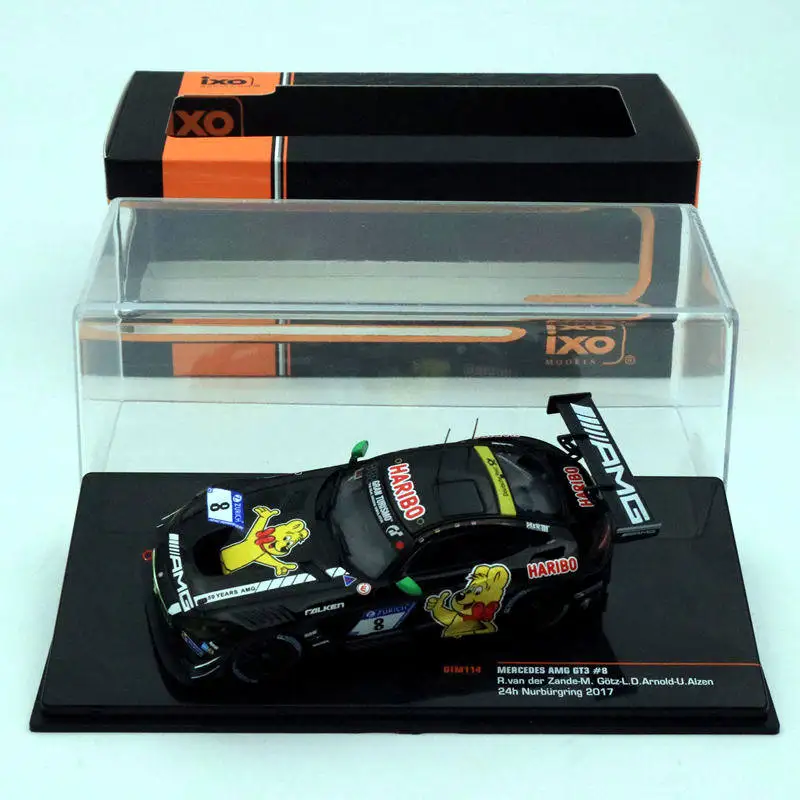 IXO 1:43 Для AMG GT3 #8 24h Nurburgring 2017 GTM114 Ограниченная серия коллекционные игрушки
