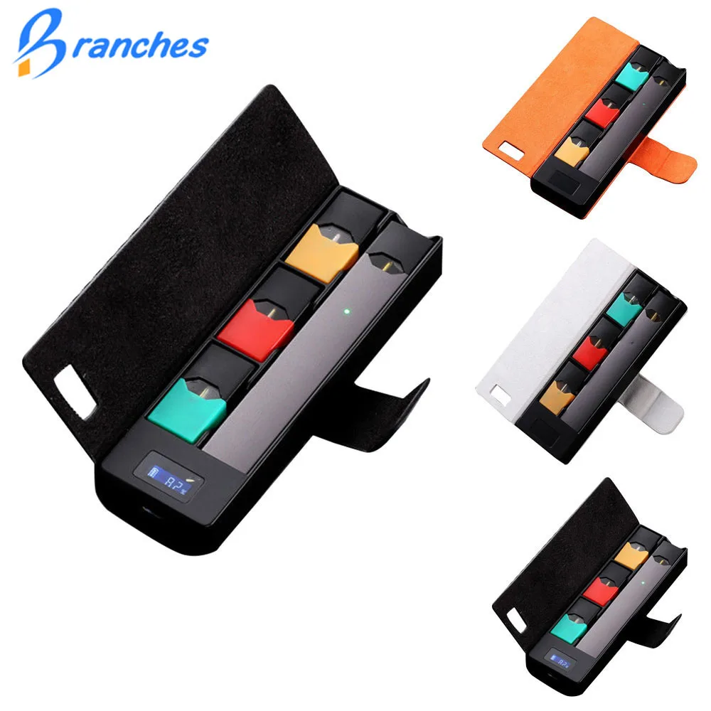 

2019 New Universal compatible Portable Charger Charging Case Pods Holder W LCD Charging Indicator For JUUL#810 JUUL00