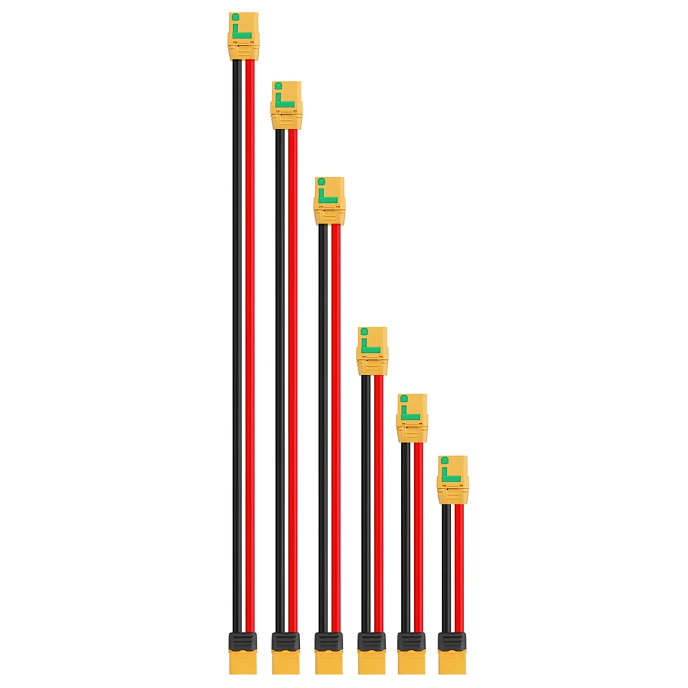 

High Quality 10cm 10AWG XT90S to XT60 Plug Extension Charging Cable Wire For RC Drone FPV Quadcopter Multicopter Part Accs