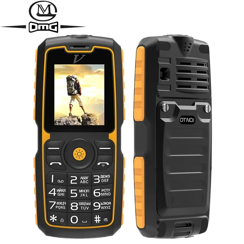 

DTNO.1 A11 Russian keyboard rugged shockproof waterproof mobile Phone Unlocked Dual SIM Flashlight MP3 Power Bank cell phones