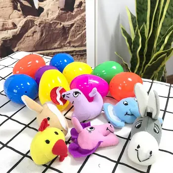 

Kids Mixed Color Easter Egg Innovative Opening Surprise Egg Simulated Eggs Shell Doll Toys Set For Children Easter Gift