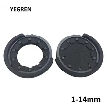 1-14 mm Inner Diameter Metal Zoom Iris Diaphragm Aperture Condenser for Camera Optical CCTV Lens Microscope Monitoring
