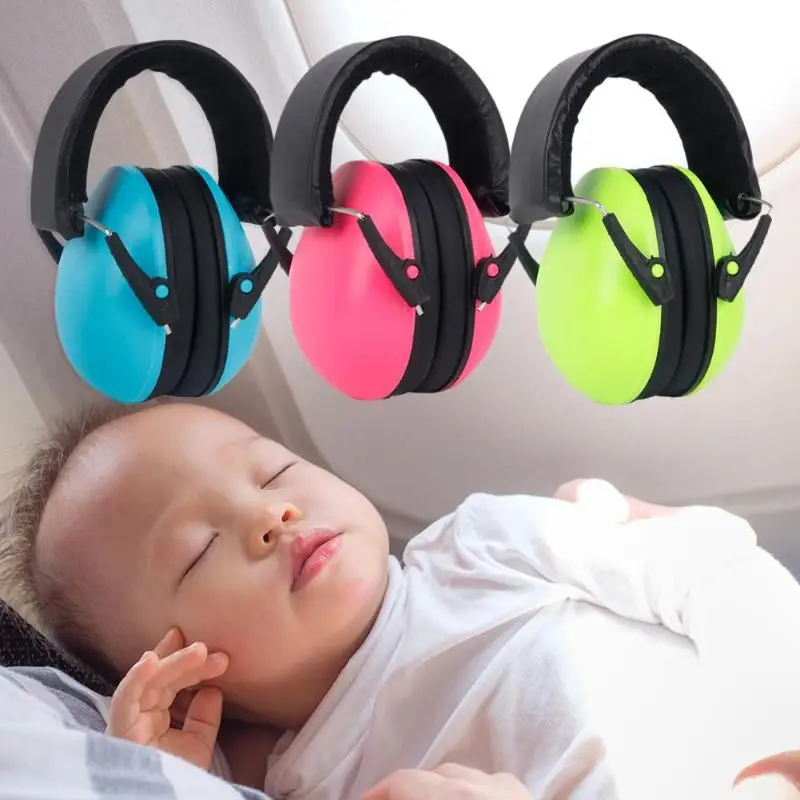 Детские наушники звукоизоляция шумоподавление Младенцы Спящая защита для ушей Детские Звукоизолированные уши гарнитура слуховые защитные наушники
