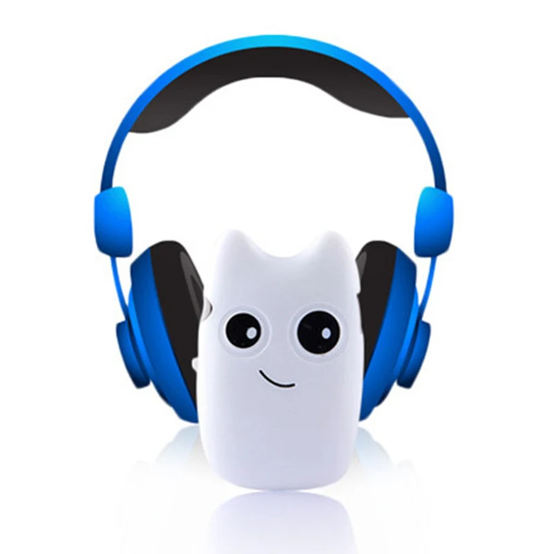 Симпатичный мультяшный мини MP3 стерео музыкальный плеер динамик Поддержка TF