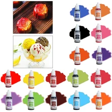 Цветной пигмент, съедобный торт, 1 шт., еда, макарон, цвет ing, ингредиенты, крем, 15 мл, для выпечки, торт, съедобный пигмент, помадка