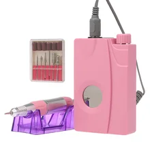 Электрическая дрель для ногтей Набор для полировки ногтей набор акриловых маникюрных станков педикюрный инструмент для гелевых ногтей с сверлами для ногтей набор