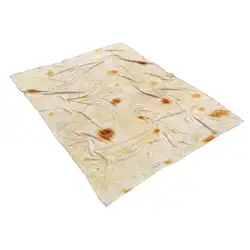 Мексиканская тортилья одеяло блинная пицца 3D печатное одеяло переносное Коралловое Флисовое одеяло s подходит для дома Весна и осень