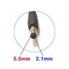 DC 5V 12V Jack 5.5mm x 2.1mm 1.5M 3A Power Cable USB 2.0 Multi Charger Connector Cable for MP4 leadstar D12 D10 Table lamp ► Photo 2/6