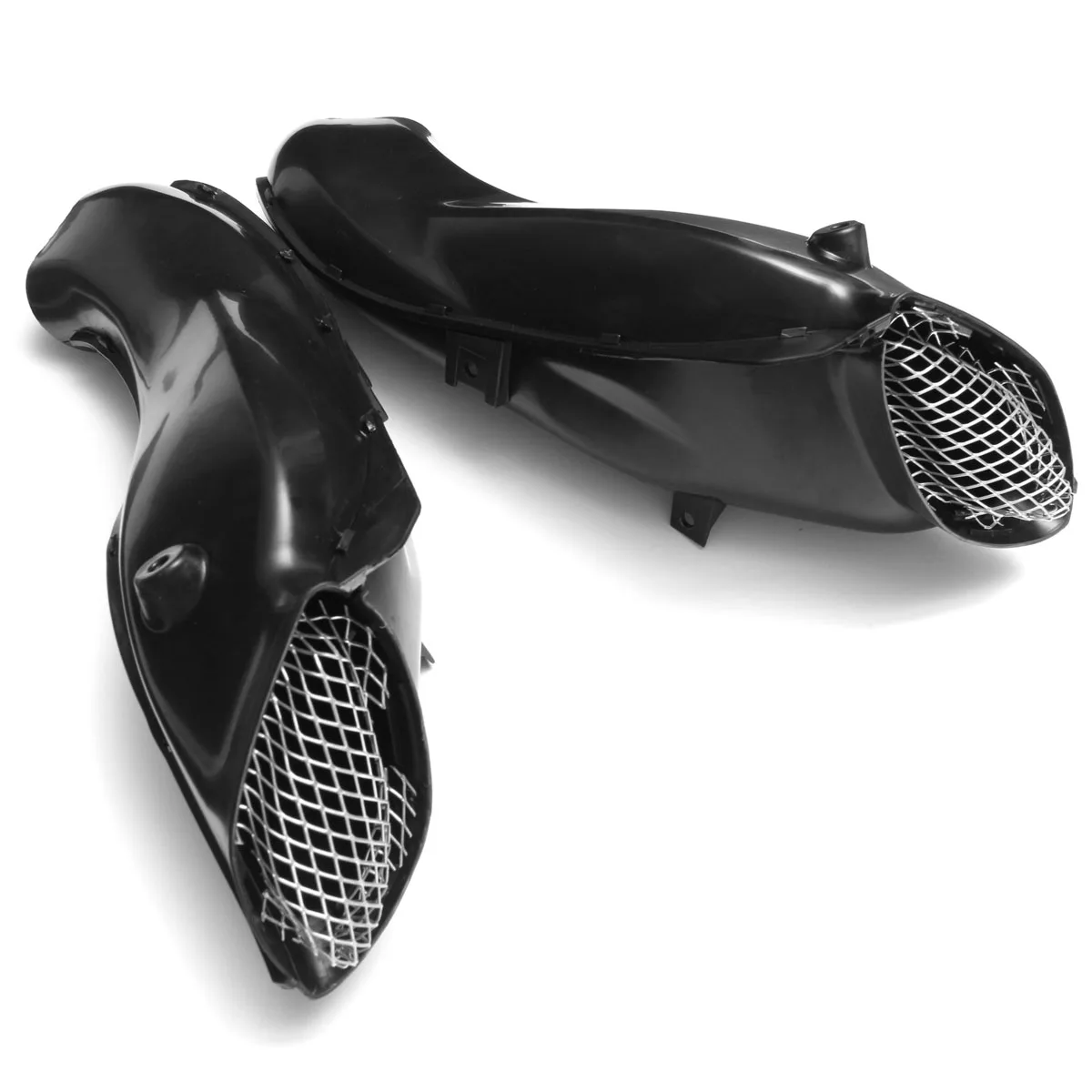 

1 Pair Motorcycle Ram Air Intake Tube Duct Pipe for SUZUKI?GSXR600?750 ABS Plastic Motorbike Replacement