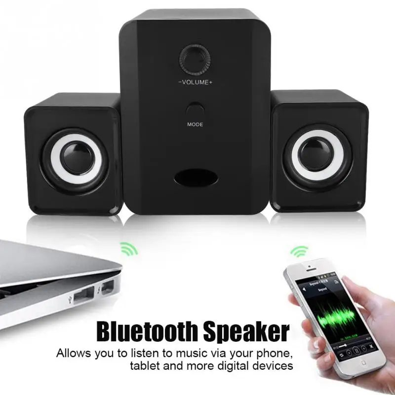 Stereo Bass Bluetooth Speaker USB Computer Surrounding Woofer Speakers