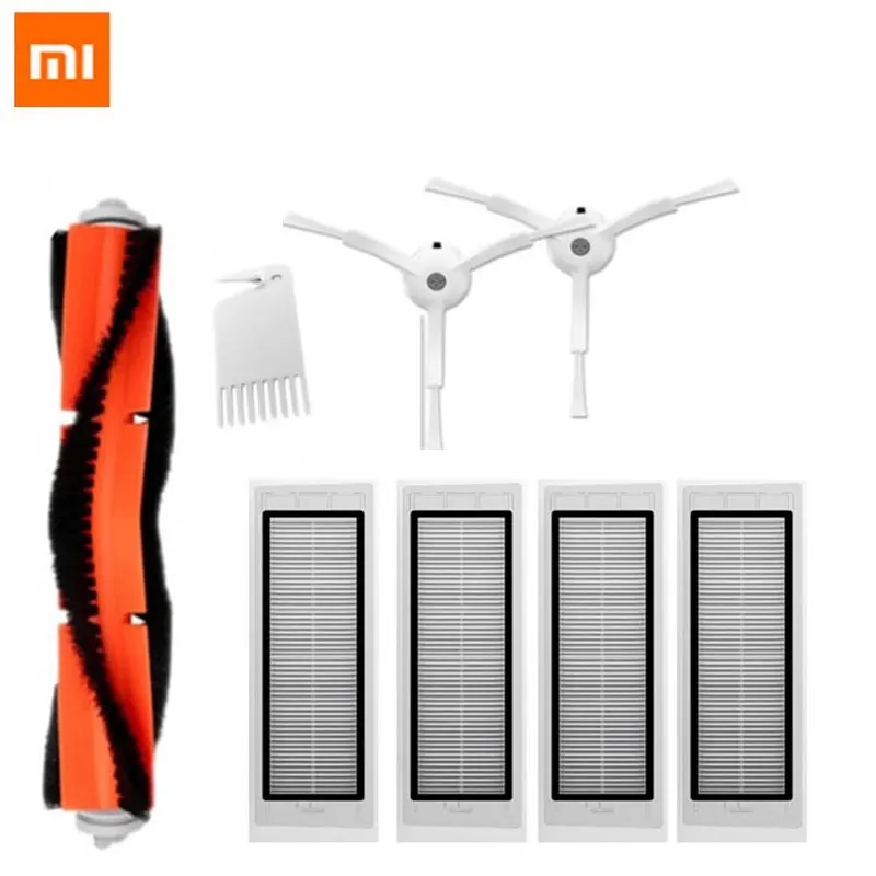 

XIAOMI Robot Vacuum Cleaner Side / Rolling Brushes HEPA Filters Replacements for Roborock Mi Robot Vacuum Cleaner
