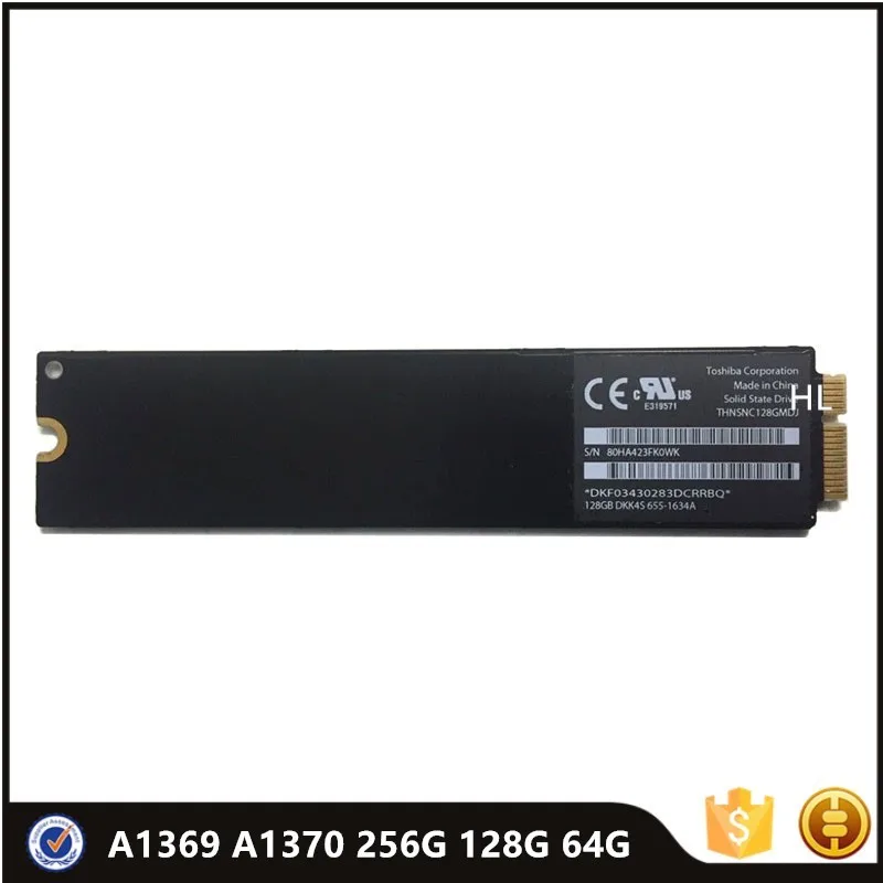 Laptop Ssd A1370 A1369 64Gb 128Gb 256Gb Per Apple Macbook Air 11 "13" Unità A Stato Solido 6 + 12 Pin 2010 E 2011 Anni