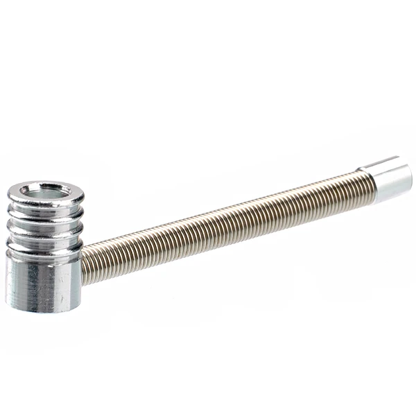 

Cool Spring Style Cigarette Tobacco Smoking Pipe - Small Size (Silver)