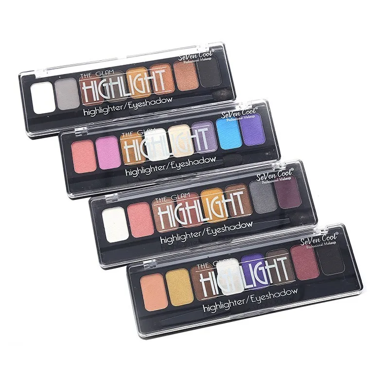 

Blueness Eyeshadow Palette 8 Colors Waterproof Beauty Glazed Eyeshadow Palette Matte Shimmer Glitter Pigment Makeup Tool