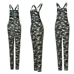 Для женщин Playsuit вечерние комбинезон Длинные Брюки Клубные женские повседневные брюки S-2XL